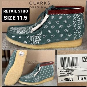 Clarks Wallabee Boot Size 11.5 Brand New
